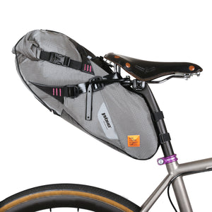 XTOURING Saddle Bag Dry M Honeycomb Iron Grey